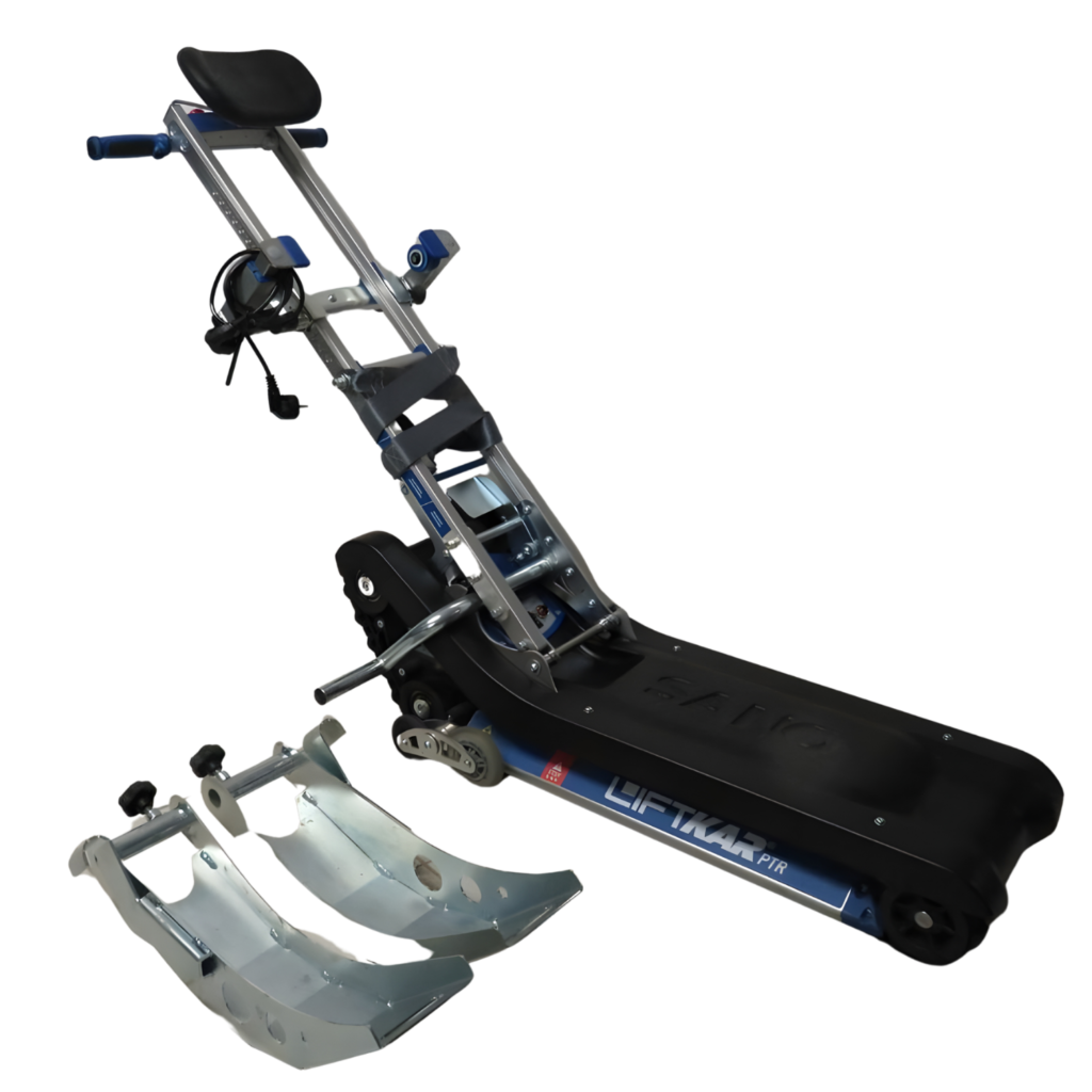 Schodołaz używany gąsienicowy LIFTKAR PTR 130 z MINI RAMPAMI